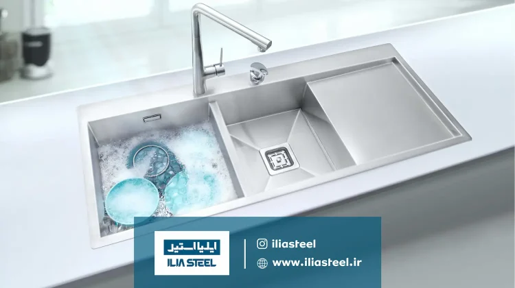 سینک 6030 ایلیااستیل؛ تعریف تازه‌ای از کیفیت و طراحی در آشپزخانه مدرن